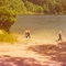 Boat launch on Bark Camp Lake,Va.