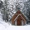 Chapel at Camp Hamilton in Winter