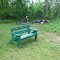 Bench with an anchor and a winder  @ Sturgeon Point State Park, MI