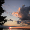 sunset at Houghton Lake