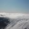 Ducking under the clouds going back to base