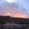 sunset over the franklin mountains