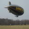 Home of the Goodyear Blimp coming in for a landing