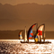 Olympic Mountains and Spinakers