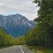 Northbound on the Parks Highway at Mile 141, Alaska