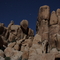 Indian Cove Campground Site 31 in moonlight