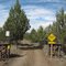 Final turn to the Alder Springs trailhead