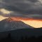 sunset Three Sisters Mountains OR 2009