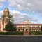 Benedictine Sancuary: panorama with birds