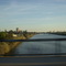 Long Beach skyline, L.A. river, port