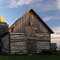 Log Barn & Wooden Stave Silo