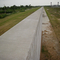 New concrete stem wall, near Surekote Road, Lower Ninth Ward