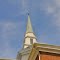 VIRGINIA: SUFFOLK: Bethlehem Christian Church, 1549 Holland Road steeple detail 2