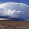Approaching thunderstorm, Fresno County