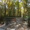 The place where service roads enters wilderness area