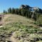 Approaching Benson Hut and Anderson Peak