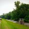Missouri River meets Council Bluffs Levee (June 7, 2011)