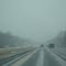 Snowstorm on M-53 Southbound