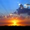 Sunset west of Mandan, ND