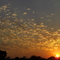 Cloud Spotted Orange Sunset