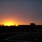 Sun Setting Over Concordia University's Football Stadium