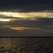 Dusk Sun Shining through the Clouds at Sailboat - St. Johns River