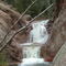 Camp Creek roaring in the spring of 2007 near the punch bowls.