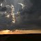 Stormy sunset