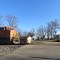 A train goes beside Lemon Park