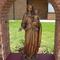 copper colored Madonna and Child, St Marys Catholic Church, Greeley, CO