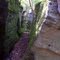 FLT M03 2.5 mi - Typical channel through maze of rocks at Little Rock City