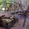 FLT M02 9.62 mi - Bridge near W Bucktooth Run Rd, showing sills and understructure, built by Ellicottville BOCES