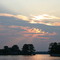 Sun and Clouds over Lake Carroll