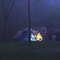 Rainy night at Iola Pines Campground