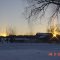 Sunrise and rainbow