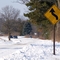 Slip-and-slide on a dirt road
