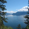 A glimpse across Lake Pend Oreille, looking toward the Sunnyside peninsula.
