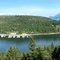View of Garfield Bay and marina from Midas Drive.