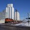 Grain Elevator and Coal Train