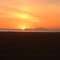 Sunset behind the channel islands