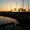 Bluewater Bay Marina at sunset