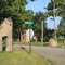 Clearwater Beach Entrance Archway historic site, Robinwood Court at Round Lake Highway & US-223, Manitou Beach, Michigan