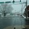 Snowy afternoon in Downtown Bowdon GA HWYS 100 and 166