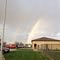 Rainbow right before the football game.