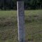 old railroad milepost