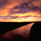 Canal at sunset