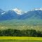Freeman Peak, Monument Peak, and the Three Sisters (Sacajawea Peaks) above Salmon, Idaho.