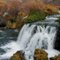 Falls over travertine on the Portneuf River