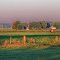 Looking Down the Zeeland Channel at Dawn (Panoramic)
