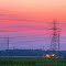 Pink Skies and Power Lines
